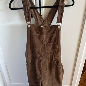 Free People Ziggy cord overalls